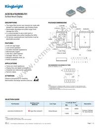 ACSC56-41SURKWA-F01 Datasheet Cover