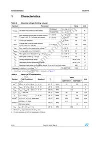 ACST10-7SFP Datasheet Page 2