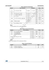 ACST1035-8FP Datasheet Page 3