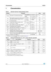 ACST2-8SB Datasheet Page 2