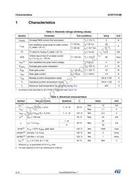 ACST310-8B Datasheet Page 2