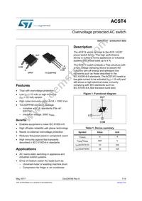 ACST435-8FP Datasheet Cover