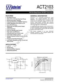 ACT2103YH-T Datasheet Cover