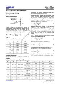 ACT2103YH-T Datasheet Page 7