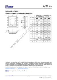 ACT2103YH-T Datasheet Page 16