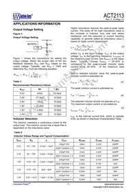 ACT2113YH-T Datasheet Page 7