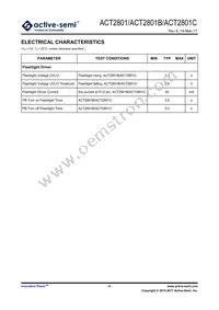 ACT2801CQL-T Datasheet Page 8