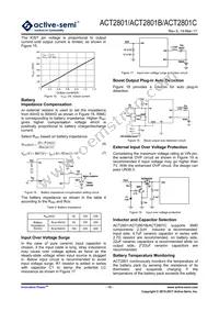 ACT2801CQL-T Datasheet Page 15