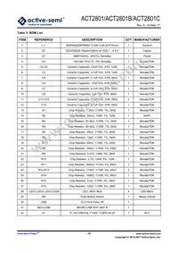 ACT2801CQL-T Datasheet Page 19