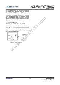 ACT2801QL-T0550 Datasheet Page 15