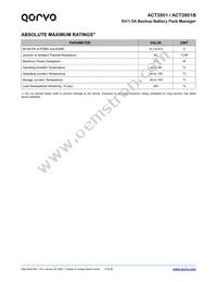 ACT2801QL-T1028 Datasheet Page 4