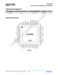 ACT2803QJ-T0435 Datasheet Page 2