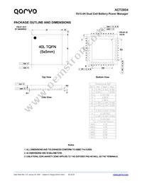 ACT2804QJ-T0435 Datasheet Page 22