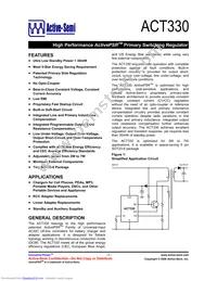 ACT330US-T Datasheet Cover