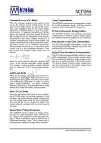 ACT355AUC-T Datasheet Page 5