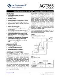 ACT366YH-T Datasheet Cover