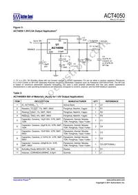 ACT4050YH-T Datasheet Page 8