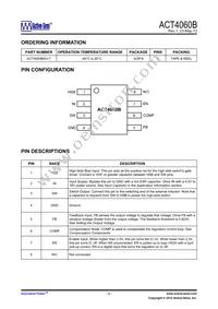 ACT4060BSH-T Datasheet Page 2