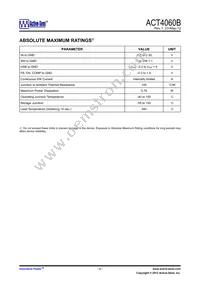 ACT4060BSH-T Datasheet Page 3