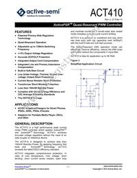 ACT410US-T Datasheet Cover