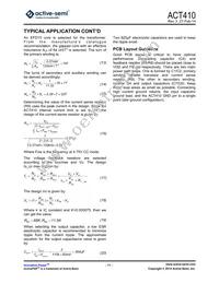 ACT410US-T Datasheet Page 11
