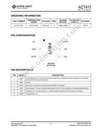 ACT411US-T Datasheet Page 2