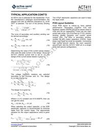 ACT411US-T Datasheet Page 11