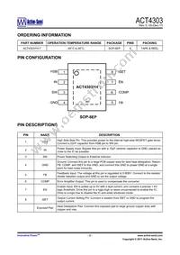 ACT4303YH-T Datasheet Page 2