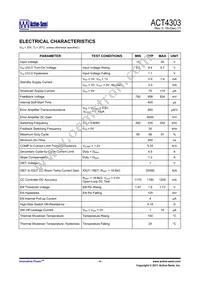 ACT4303YH-T Datasheet Page 4