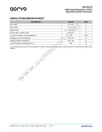 ACT4515SH-T Datasheet Page 3