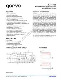 ACT4525YH-T Datasheet Cover