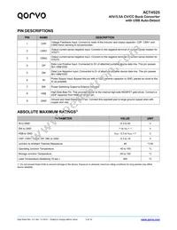ACT4525YH-T Datasheet Page 3