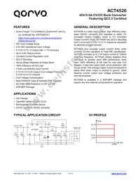 ACT4526YH-T Datasheet Cover