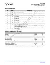 ACT4526YH-T Datasheet Page 3