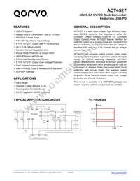 ACT4527YH-T Datasheet Cover