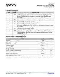 ACT4527YH-T Datasheet Page 3