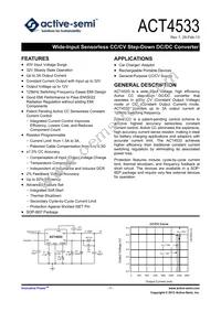ACT4533YH-T Datasheet Cover