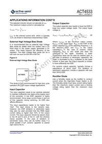 ACT4533YH-T Datasheet Page 7