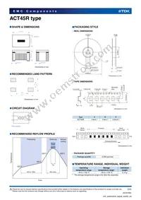 ACT45R-101-2P-TL001 Datasheet Page 3
