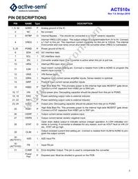 ACT5102QI101-T Datasheet Page 3