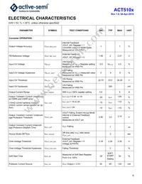 ACT5102QI101-T Datasheet Page 6