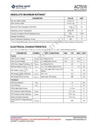 ACT510US-T Datasheet Page 3