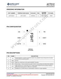 ACT512US-T7433 Datasheet Page 2