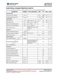 ACT512US-T7433 Datasheet Page 4