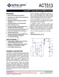 ACT513US-T Datasheet Cover