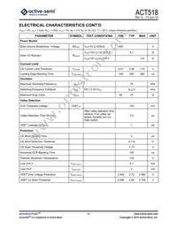 ACT518SH-T Datasheet Page 4