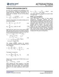 ACT520SH-T Datasheet Page 9