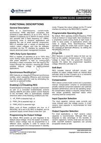 ACT5830QJ1CF-T Datasheet Page 17