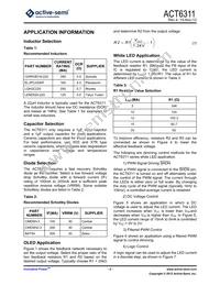 ACT6311UC-T Datasheet Page 5