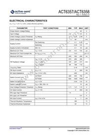 ACT6357NH-T Datasheet Page 4